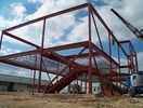 China Staalworkshop/Spanwijdte van Fabrications van het Pakhuis Structurele Staal de Multifunctionele Dubbele fabriek