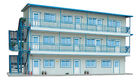 China Twee/Drie Laag Draagbaar Prefab het Staalhuis van Recyling voor Tijdelijke Woonplaats fabriek