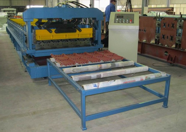 De Tegel van het staaldak en Muurcomité Dakwerkblad die Machine 6.5KW vormen