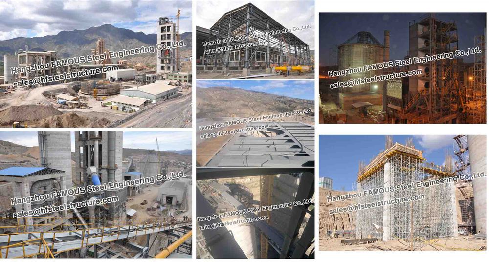 Industriële het Cementinstallatie van Structureel Staalfabrications Bolivië